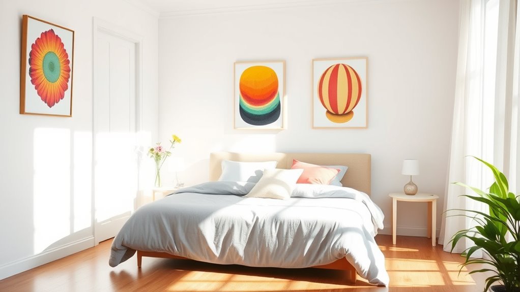 bright and airy bedrooms