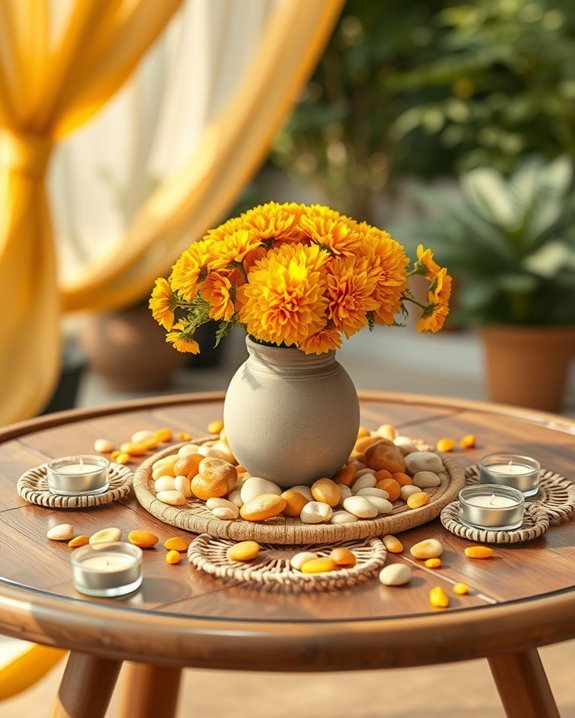 budget friendly elegant centerpieces