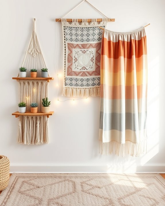 budget friendly fabric wall art