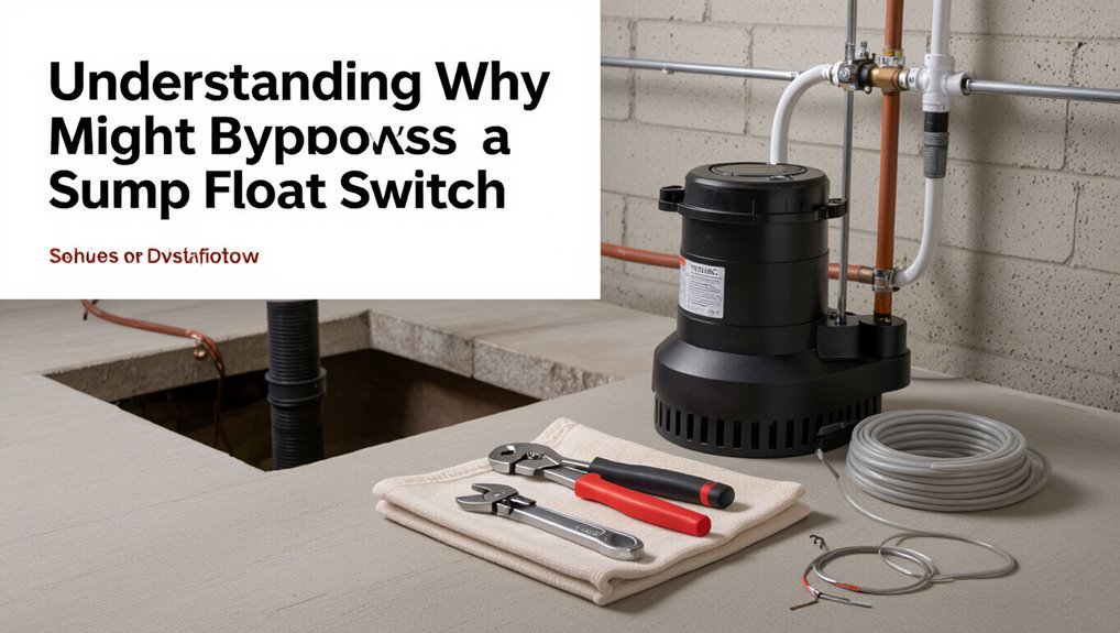 bypassing sump pump safety controls