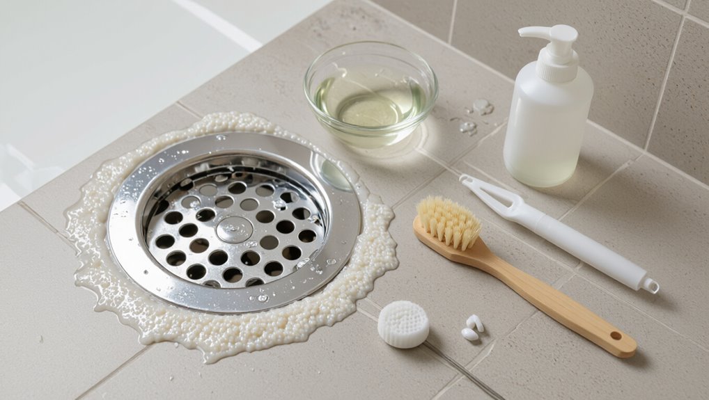 calcium buildup causes drainage issues