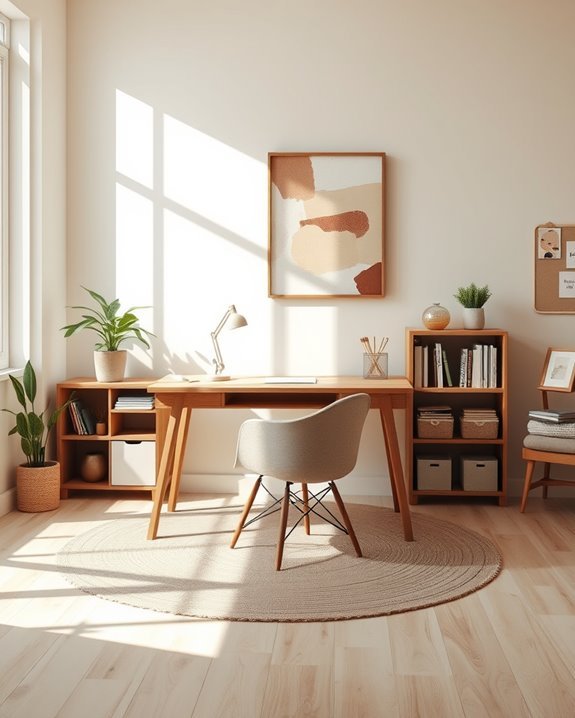 calming sophisticated beige ambiance
