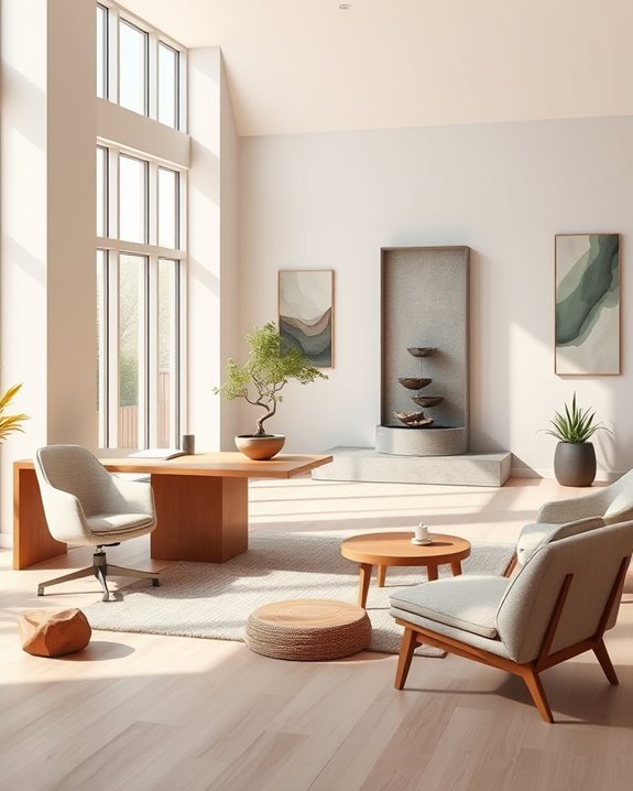 calming work environment design