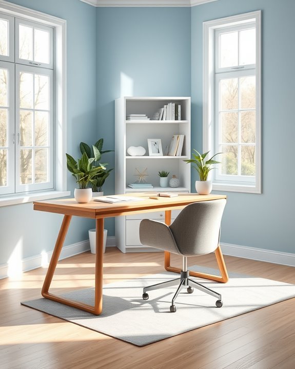 calming workspace for productivity