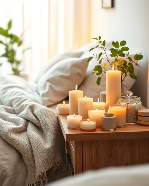 candle scents create ambiance