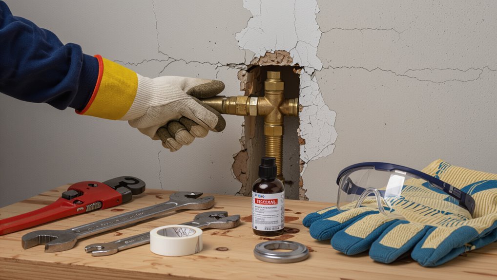 cap gas line safely