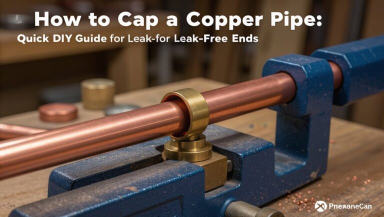 capping copper pipe ends