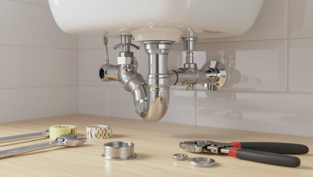 capping off sink fixtures