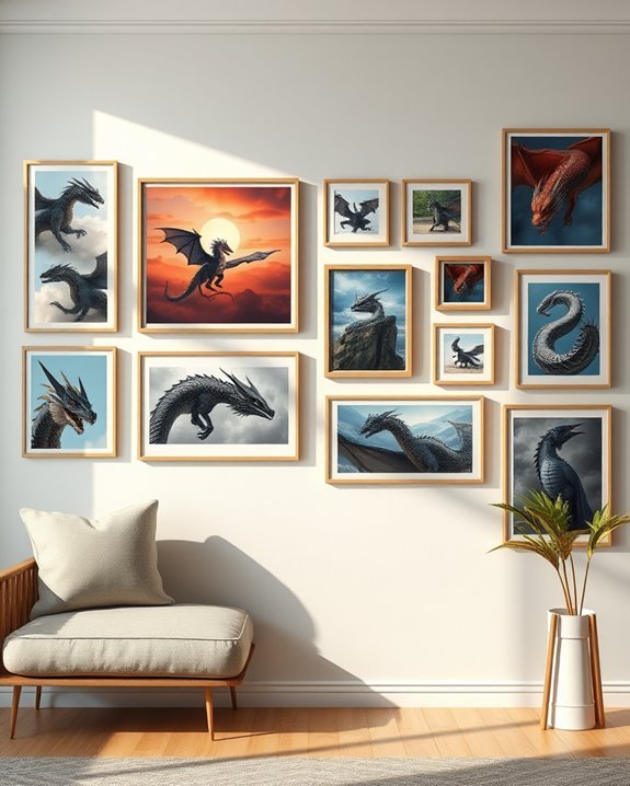 captivating dragon photography display