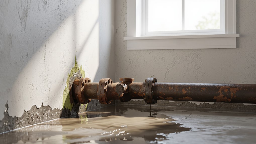 cast iron sewer pipe deterioration