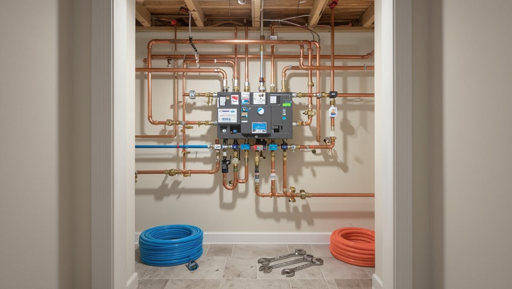 centralized manifold water routing