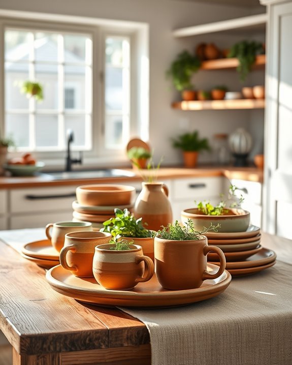 ceramic dishware enhances aesthetics