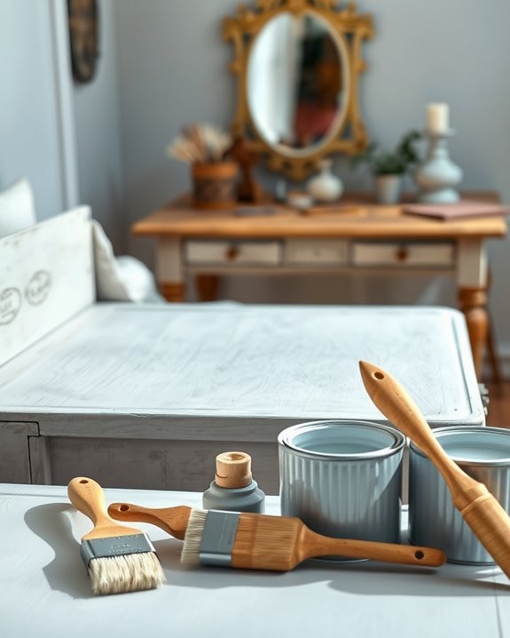 chalk paint furniture transformation