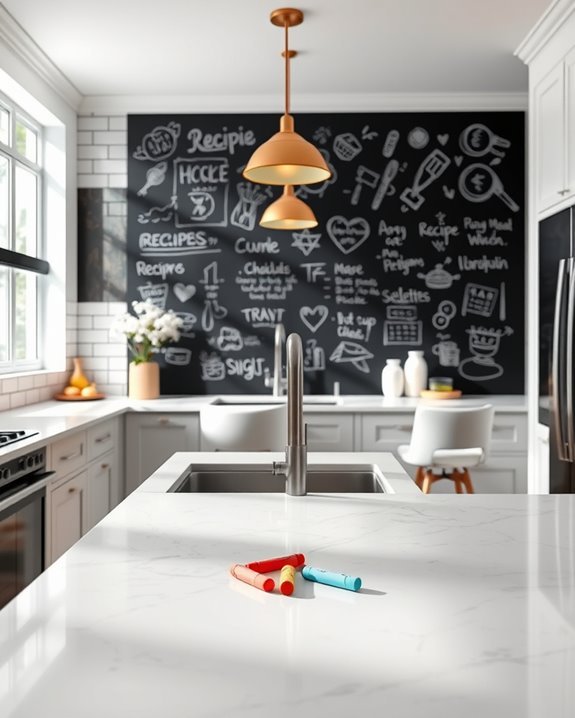 chalkboard walls for creativity