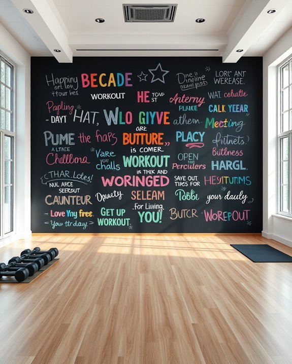 chalkboard walls inspire community