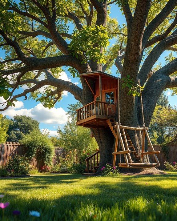 charming elevated playhouse retreat