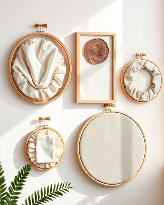 charming fabric wall art