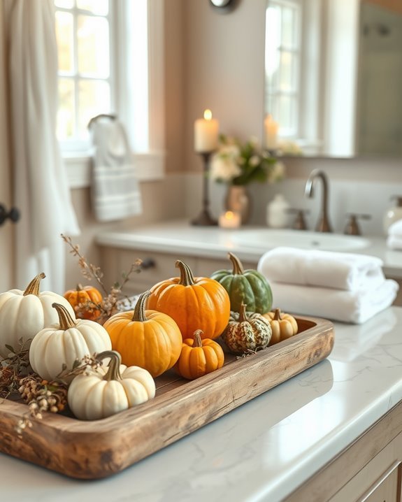 charming fall pumpkin arrangements