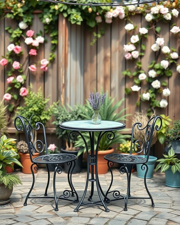 charming outdoor caf seating