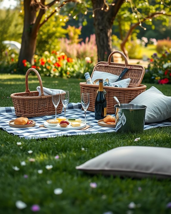 charming outdoor picnic celebration