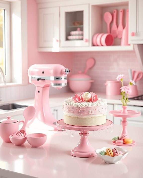 charming pink baking essentials