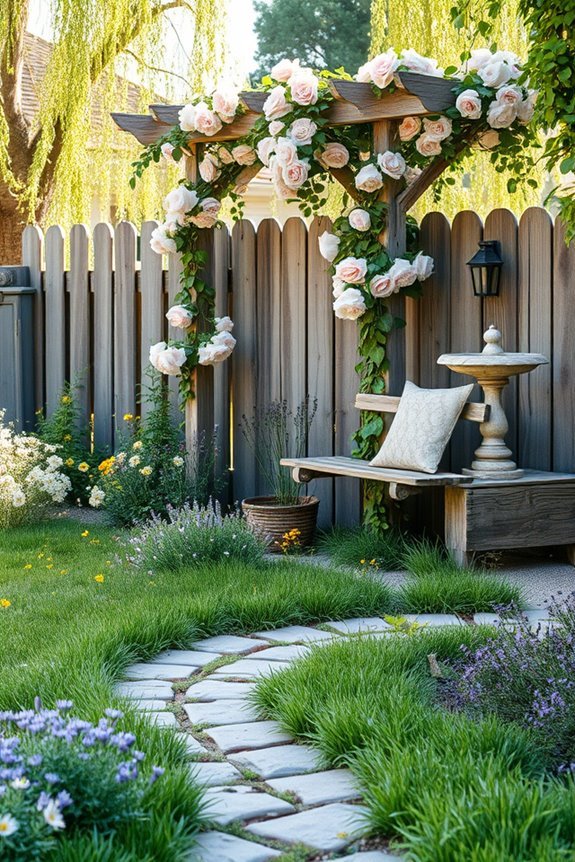 charming rustic cottage garden