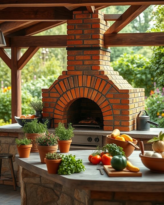 charming rustic outdoor cooking
