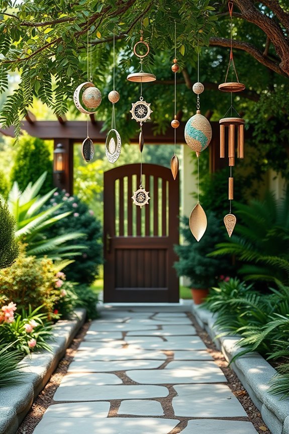 charming unique wind chimes
