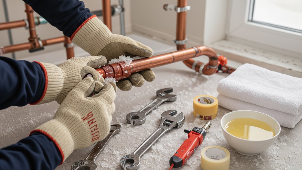 check pipes shut off