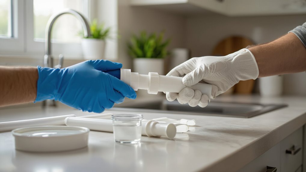 chemical bonding for pipes