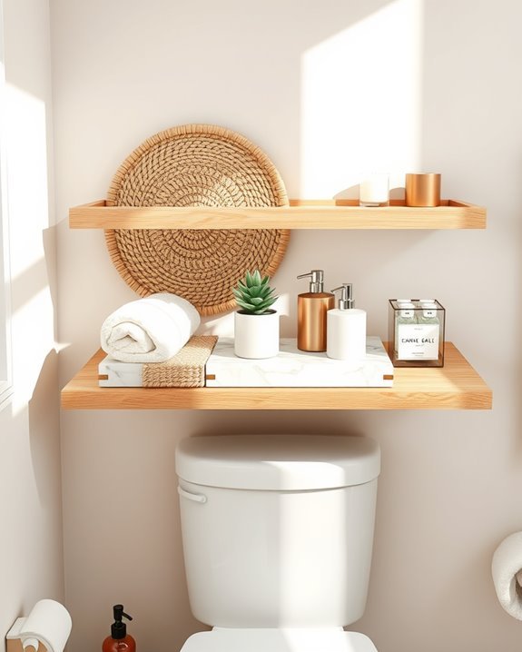 chic bathroom organization solutions