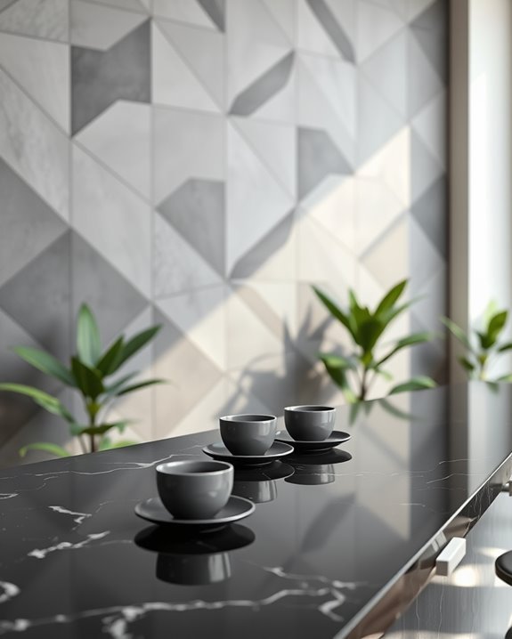chic monochrome wall transformations