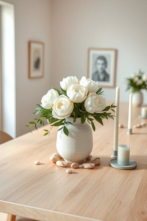 chic sustainable table centerpieces