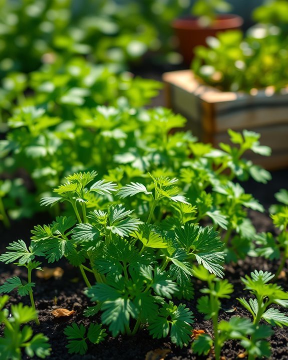 cilantro enhances meals healthily