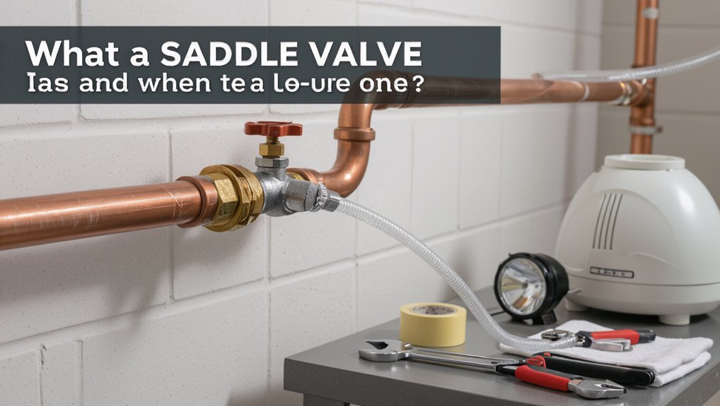 clamp on water line connection
