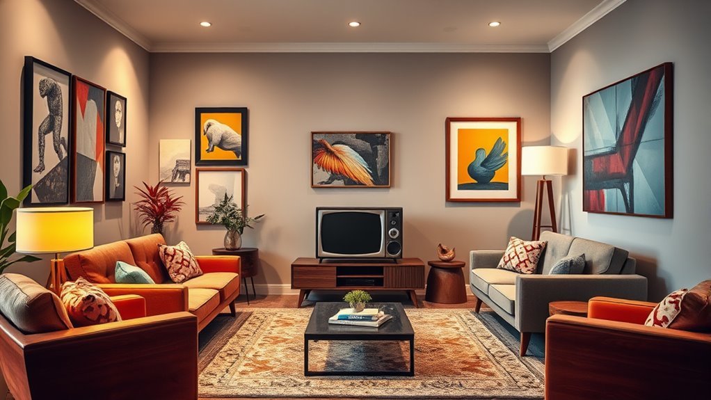 classic tv wall designs