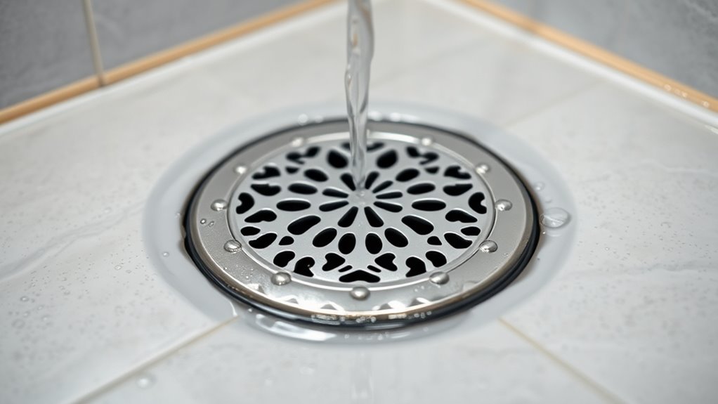 clean shower drain effectively