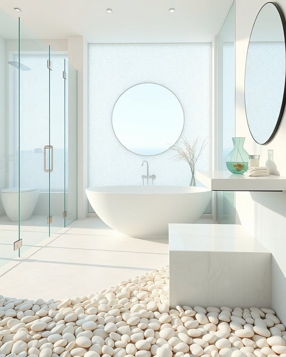 clear glass enhances tranquility