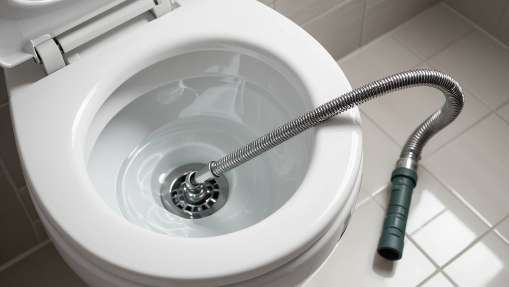 clear toilet drain quickly diy