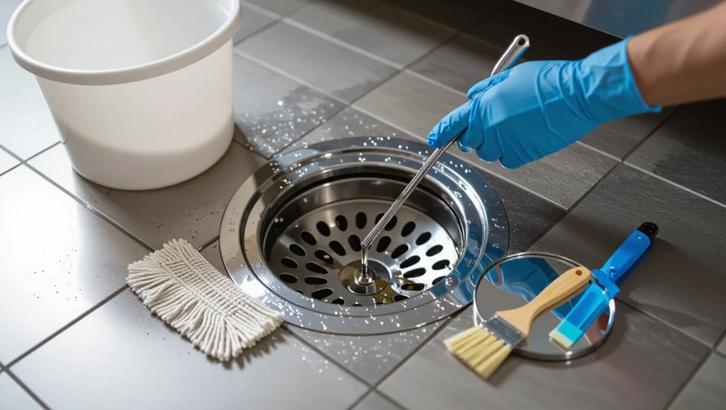 clogged drain assessment process
