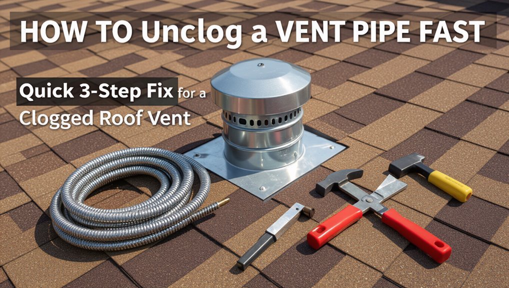 clogged roof vent troubleshooting