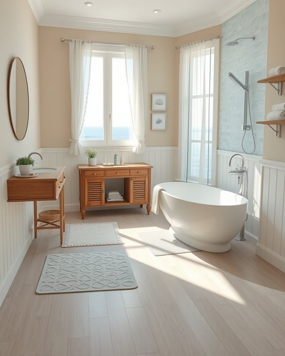 coastal bathroom retreat design
