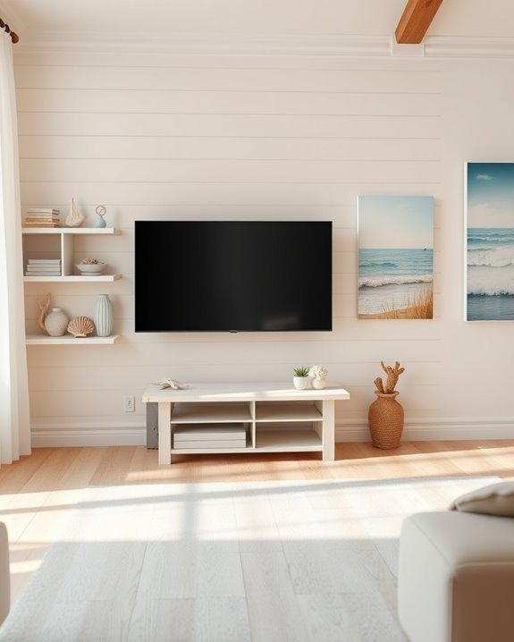 coastal decor with nature