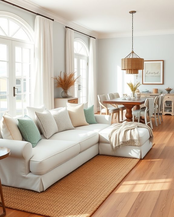 coastal inspired soft textiles