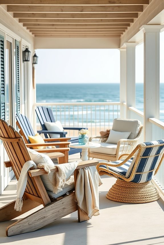 coastal nautical chair decor