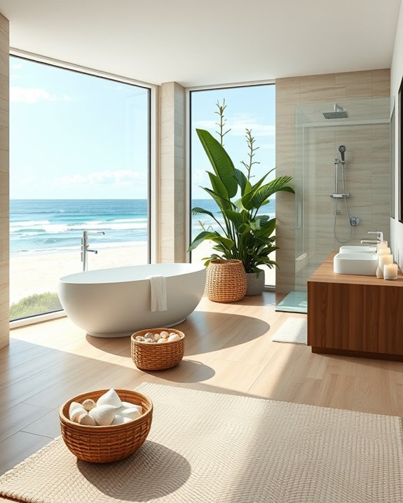 coastal paradise bathroom retreat
