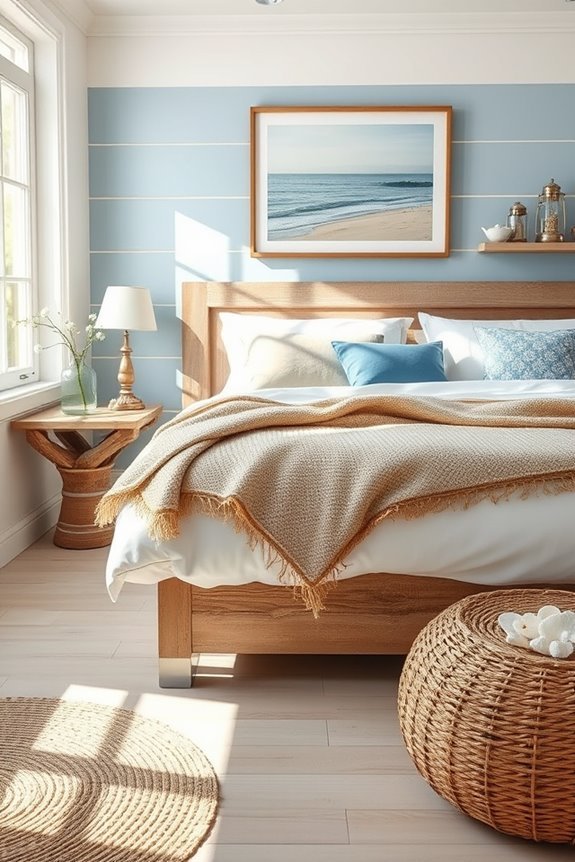coastal retreat bedroom decor