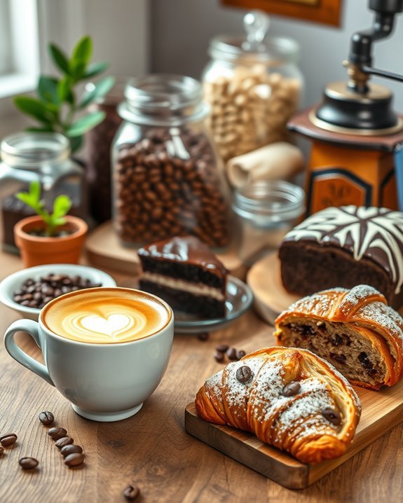 coffee cocktails and desserts