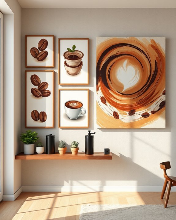 coffee inspired color transformation