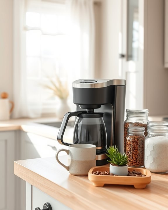 coffee station essentials setup